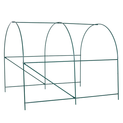 Greenhouse foil tunnel, cold frame with window, 245x200x198 cm