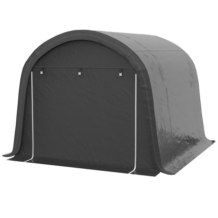 3x3m Gray Tool shed - UV protection, water repellent steel