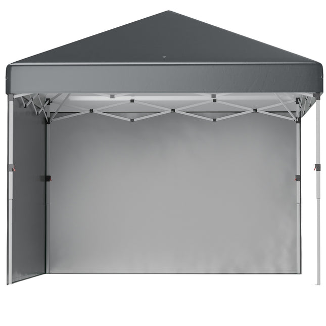 Foldable 2.97x2.97m Pavilion tent with side walls & UV protection