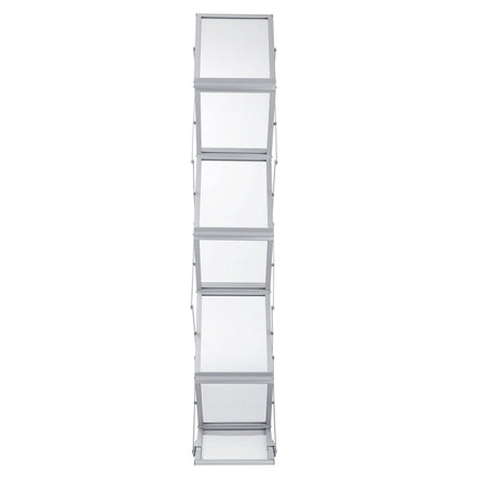 Foldable 6-Pocket A4 Brochure Display Stand, Bag