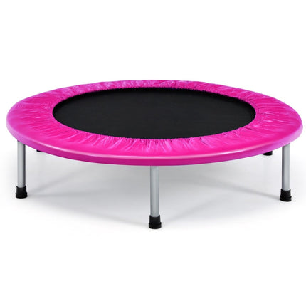Foldable 97 cm Pink Trampoline for Kids, 150 kg Capacity