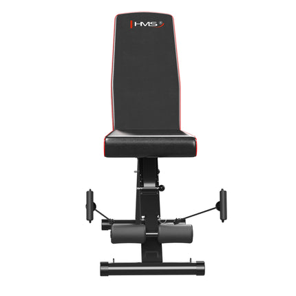 Foldable Adjustable Exercise Bench with Resistance Ropes