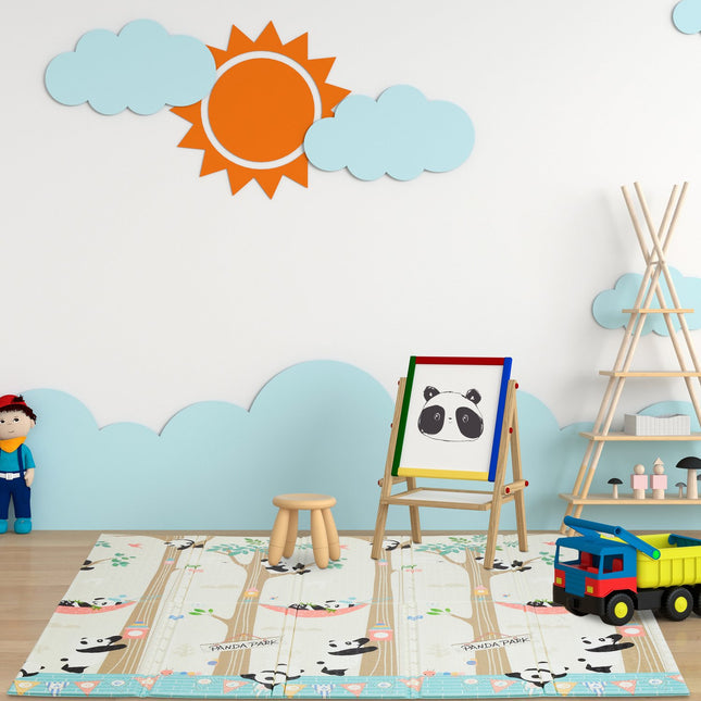 Foldable Animal Play Mat for Babies & Toddlers
