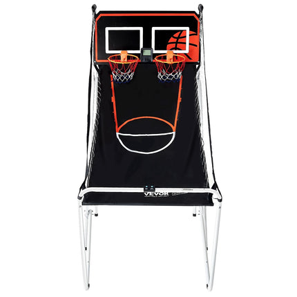 Foldable Basketball Arcade Game – 2 Player, LCD Scoreboard