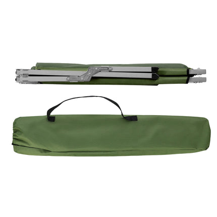 Foldable Camp Bed, Green, 200 cm