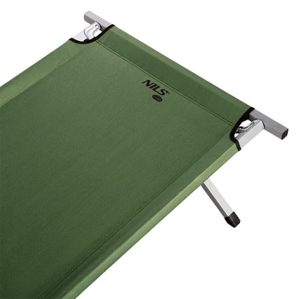 Foldable Camp Bed, Green, 200 cm