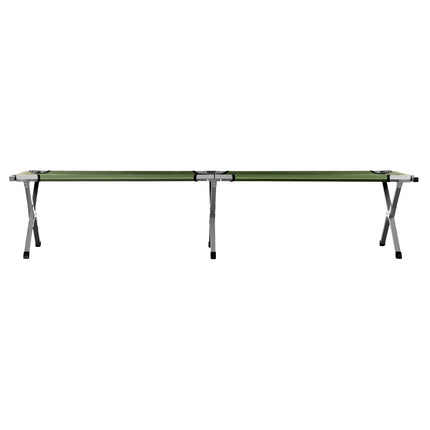 Foldable Camp Bed, Green, 200 cm
