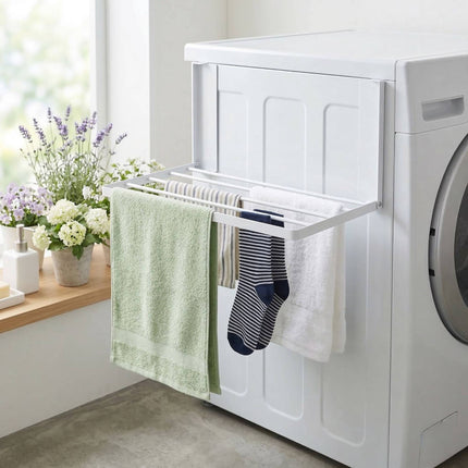Foldable Drying Rack – Magnetic, No-Drill Steel