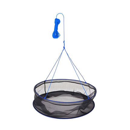 Foldable Fishing Drop Net 2-Pack, 31.5 in, Rope and Storage Bag