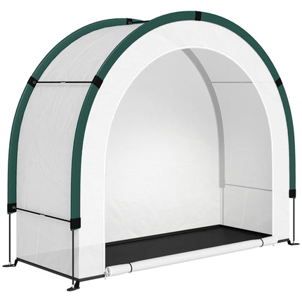 Foldable Greenhouse with PE Cover, 200 x 80 x 164 cm