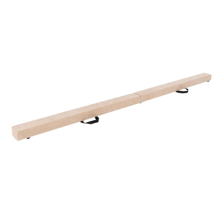 Foldable Gymnastics Balance Beam, 210cm, Suede-Like Surface