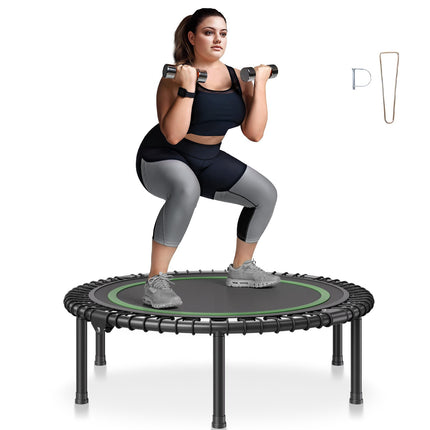 Foldable Mini Trampoline, 40 Inch, 330 lb Capacity