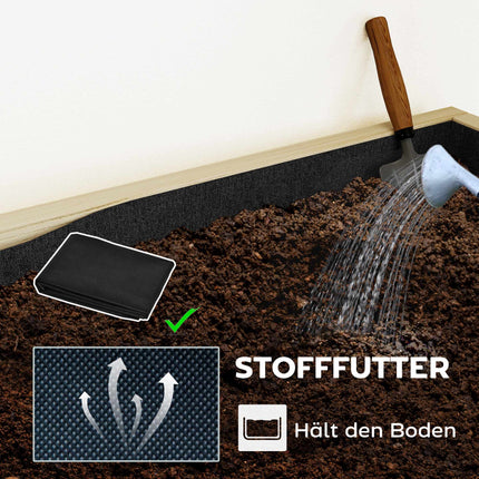 Foldable Planter Divider – 6 Wood Boxes, Steel Frame
