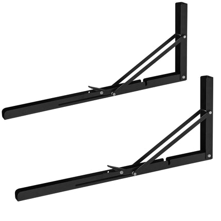 Foldable Shelf Brackets, 24-Inch, 2-Pack, 300 lb