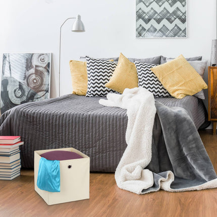 Foldable Shelf Storage Baskets, Set of 4 – Easy Grip