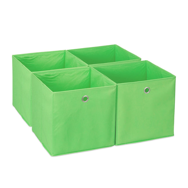 Foldable Shelf Storage Baskets, Set of 4 – Fabric Organizers