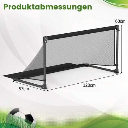 Foldable Soccer Goal 120x57x60cm Metal Frame PE Net