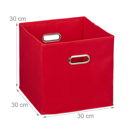 Foldable Storage Baskets – Set of 4, Fabric Organisers