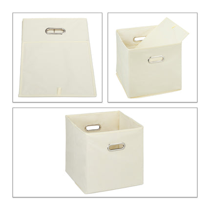 Foldable Storage Baskets, Set of 4 – Organiser Boxes
