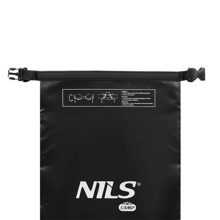 Foldable Tourist Mat, Aluminium Edge, 195 cm, Black