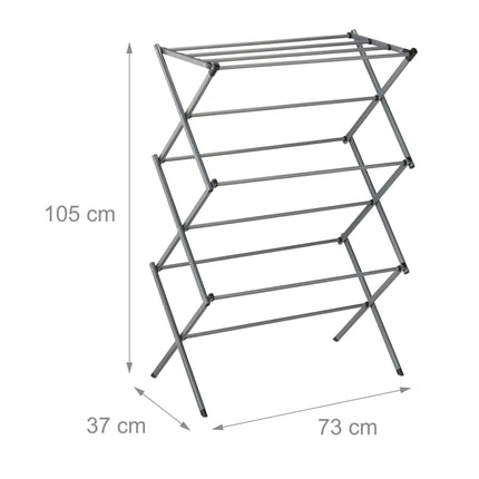 Foldable coat hanger in metal