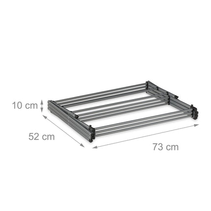 Foldable coat hanger in metal