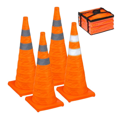Foldable cones 70 cm in 4-pack