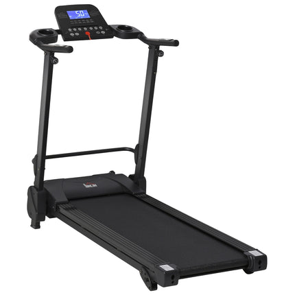 Foldable electric treadmill with LCD & MP3, 1-14 Km/H