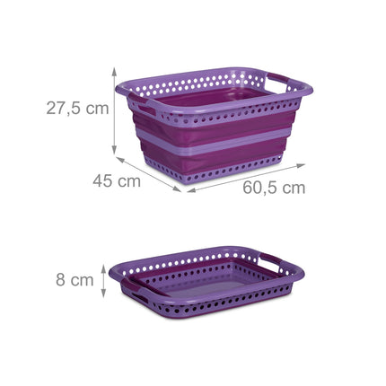 Foldable laundry basket 35 l