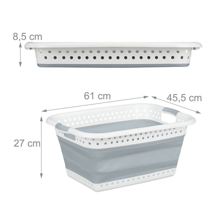 Foldable laundry basket