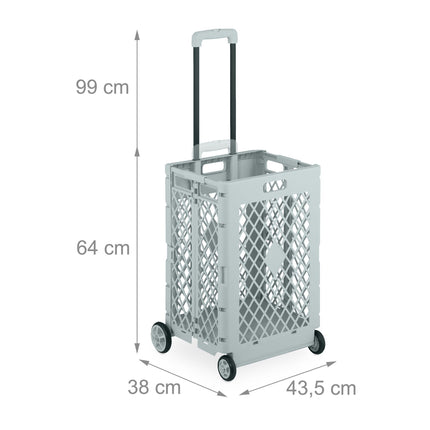 Foldable shopping cart