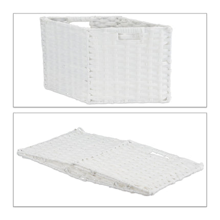 Foldable storage basket