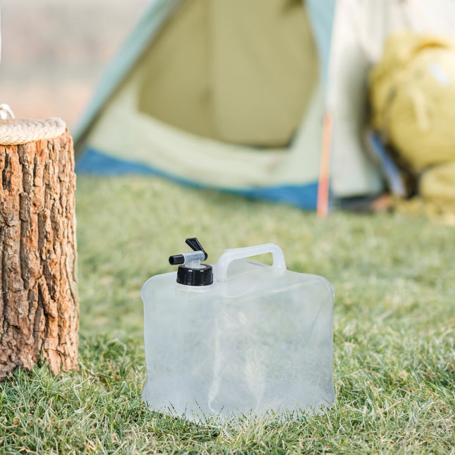 Foldable water container with 4 containers