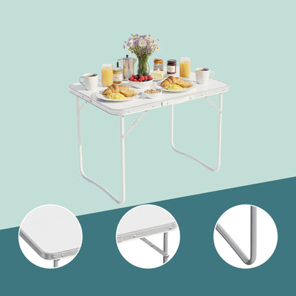Folding Aluminum Camping Table, Portable and Durable