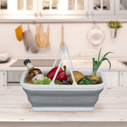Folding Basket with Handle – Waterproof, Space-Saving
