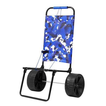Folding Beach Dolly Cart – 10 Inch Wheels, 69 lb Capacity
