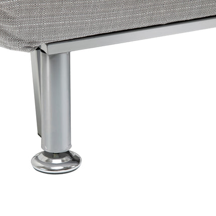 Folding gray metal sofa bed - Compact 75 x 70 x 75 cm