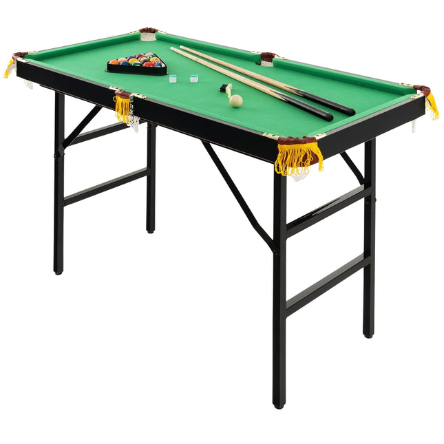 Opklapbare biljarttafel met accessoires, 122 cm, groen