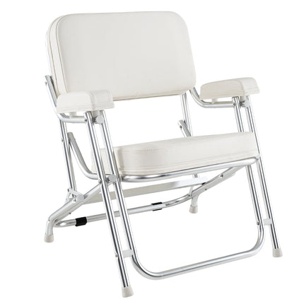 Folding Boat Chair with Padded Seat & Adjustable Backrest