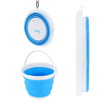 Folding Bucket, Blue, 10L Capacity