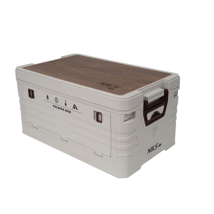 Folding Camping Box with Lid – 2-in-1 Storage Solution