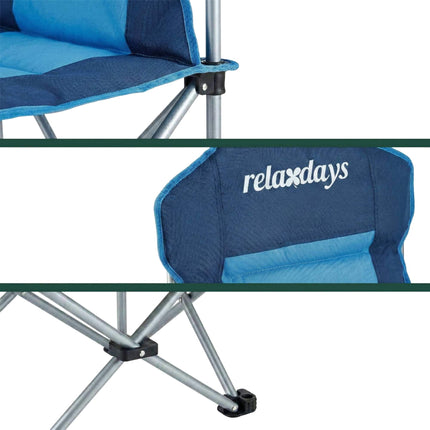 Folding Camping Chair, High Back, Cup Holder, Carry Bag