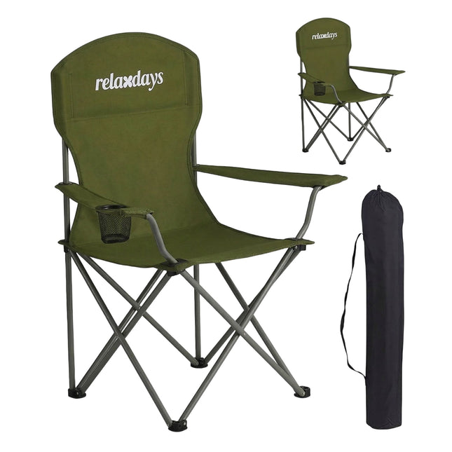 Folding Camping Chairs Set Of 2 – With Carry Bag