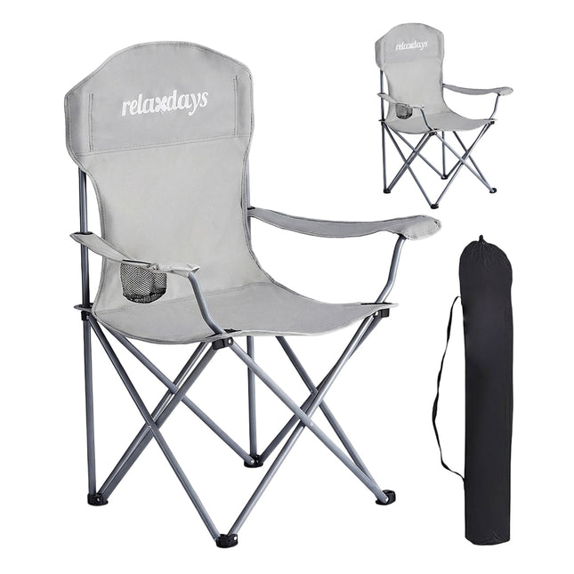 Folding Camping Chairs, Set of 2, Carry Bag, Cup Holder