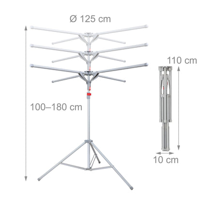 Folding Clothes Drying Rack, Compact, Space-Saving