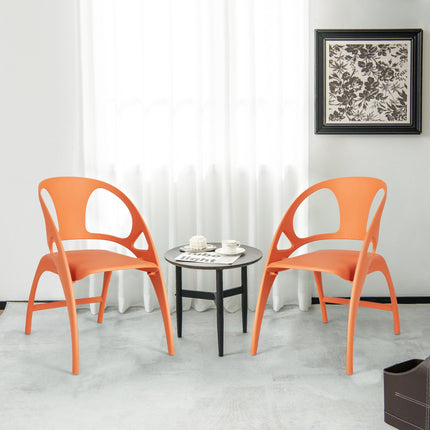 Folding Dining Chairs Set of 2 – High Back, Armrests