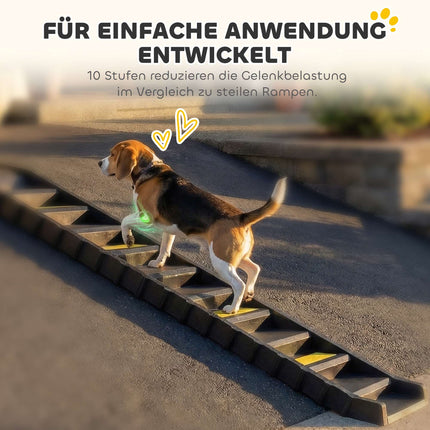 Folding Dog Ramp for Cars & SUVs, Non-Slip, 68kg Capacity