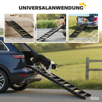 Folding Dog Ramp for Cars & SUVs, Non-Slip, 68kg Capacity