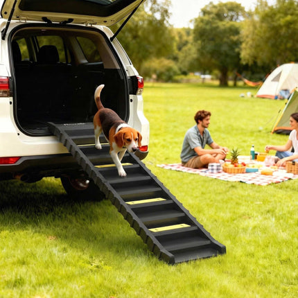 Folding Dog Ramp for Cars & SUVs, Non-Slip, 68kg Capacity