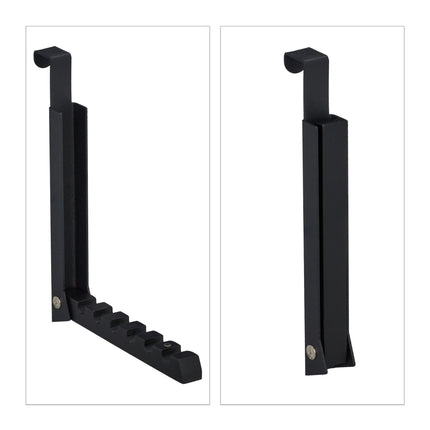 Folding Door Hook in Black